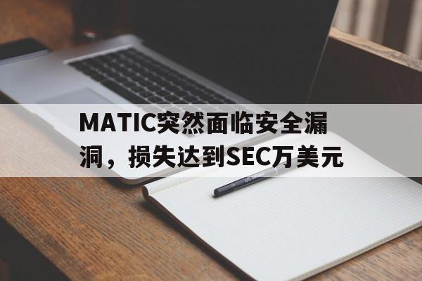 九游体育-MATIC突然面临安全漏洞，损失达到SEC万美元